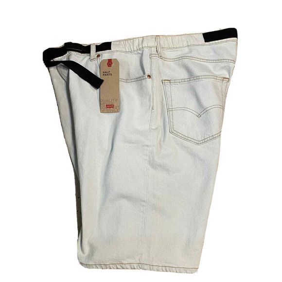 Levi's Men's Half Pants Shorts Light Wash Size 40 Jean Shorts - Picture 4 of 11